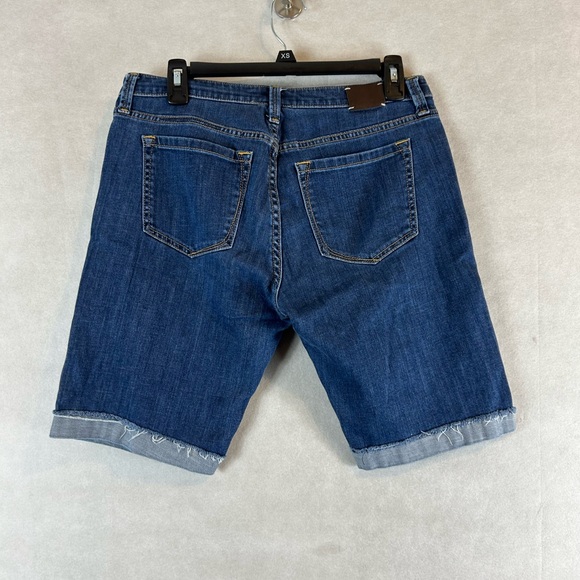 Banana Republic Jeans  Denim Bermuda Shorts Color Blue Size 30 - Picture 6 of 6